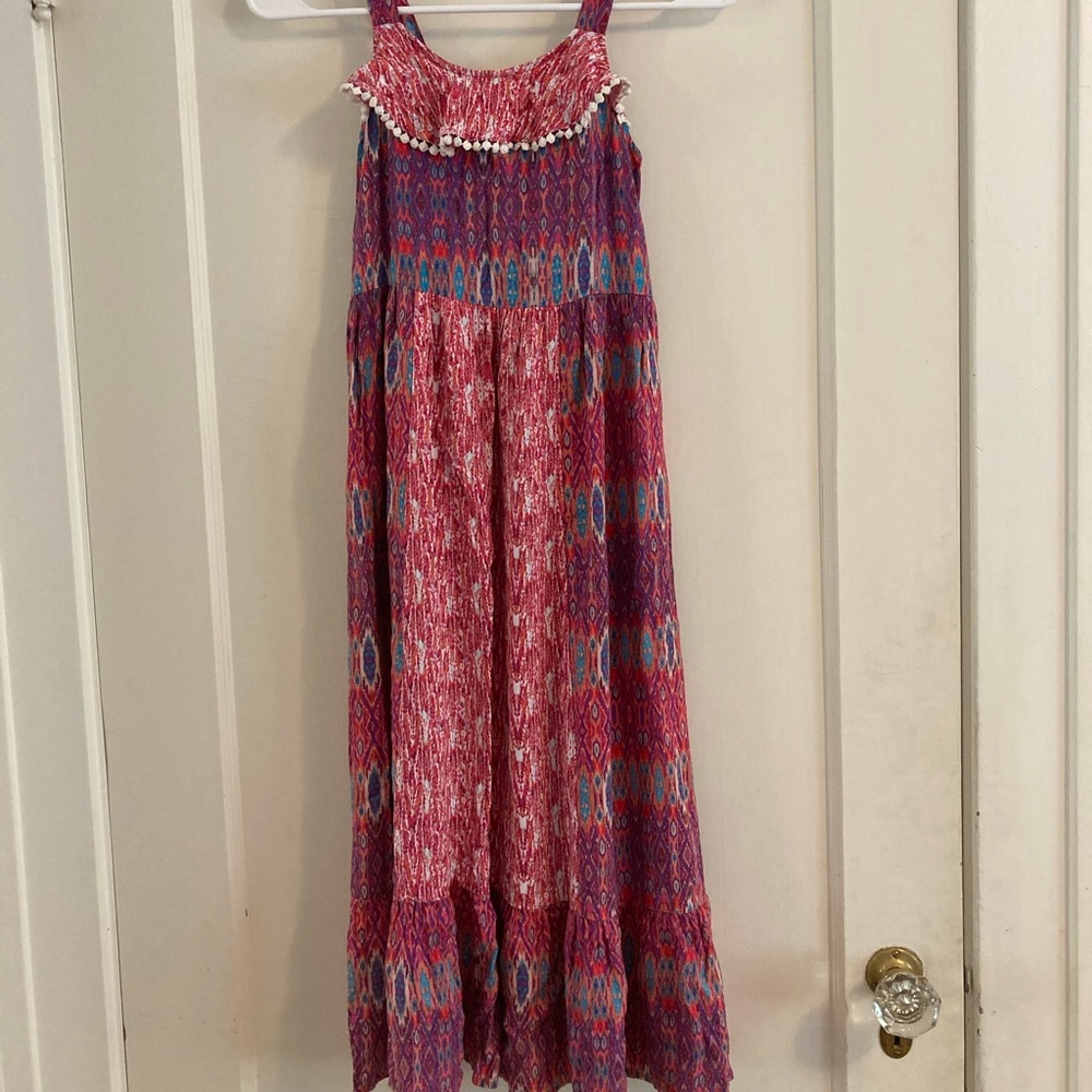 Long Kids Boho Dress